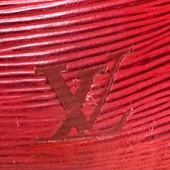 Louis Vuitton EPI Leather Keepall 50 Castilian Red w/ Luggage tag & Poingnat COA - Picture 3 of 16